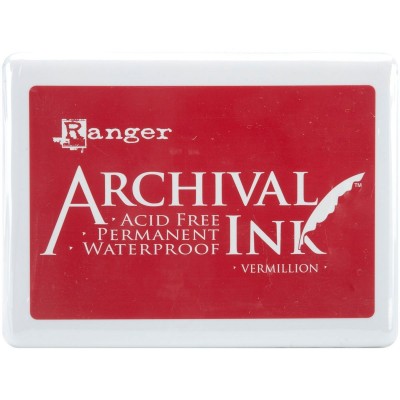 Ranger - Archival Ink pad couleur «Vermillion»
